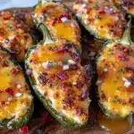 hot honey cheese-stuffed jalapeño poppers - featured image