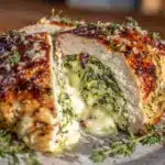 juicy stuffed chicken breast - featured image