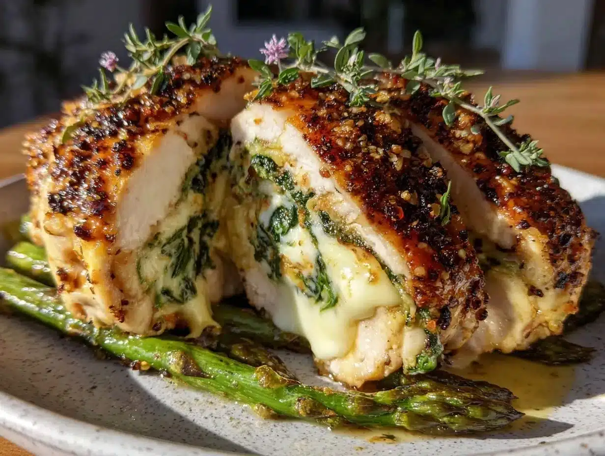 juicy stuffed chicken breast preparation steps