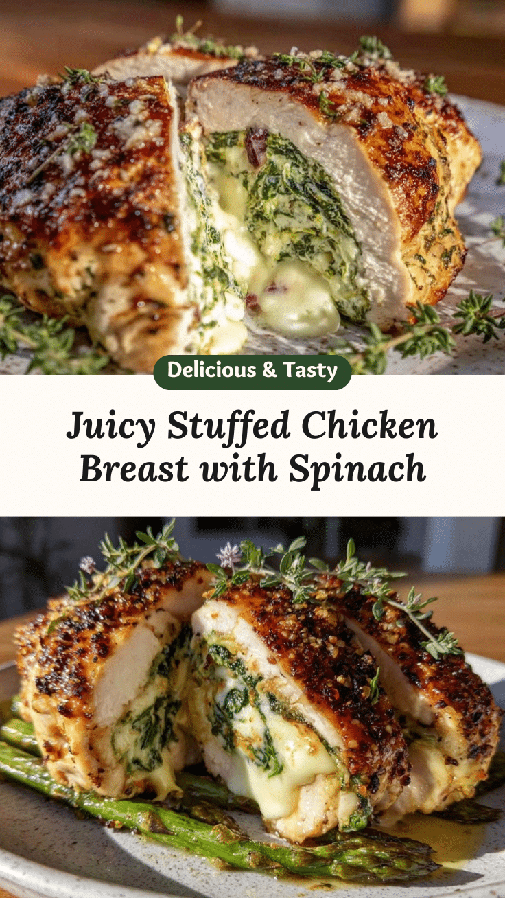 juicy stuffed chicken breast recipe