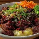 korean ground beef bowls - featured image