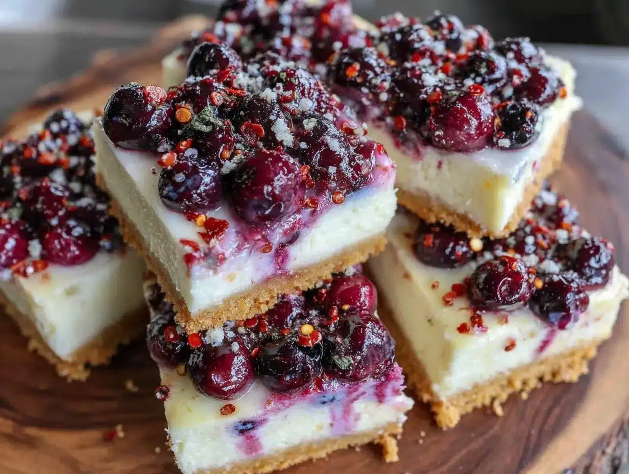 lemon blueberry cheesecake bars preparation steps