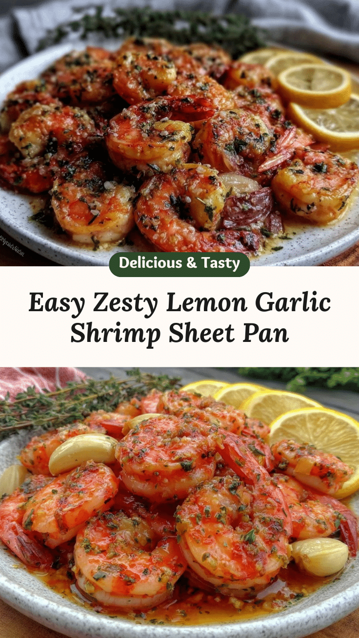 lemon garlic shrimp sheet pan recipe recipe