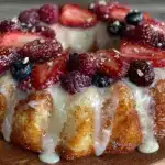 light champagne brunch cake - featured image