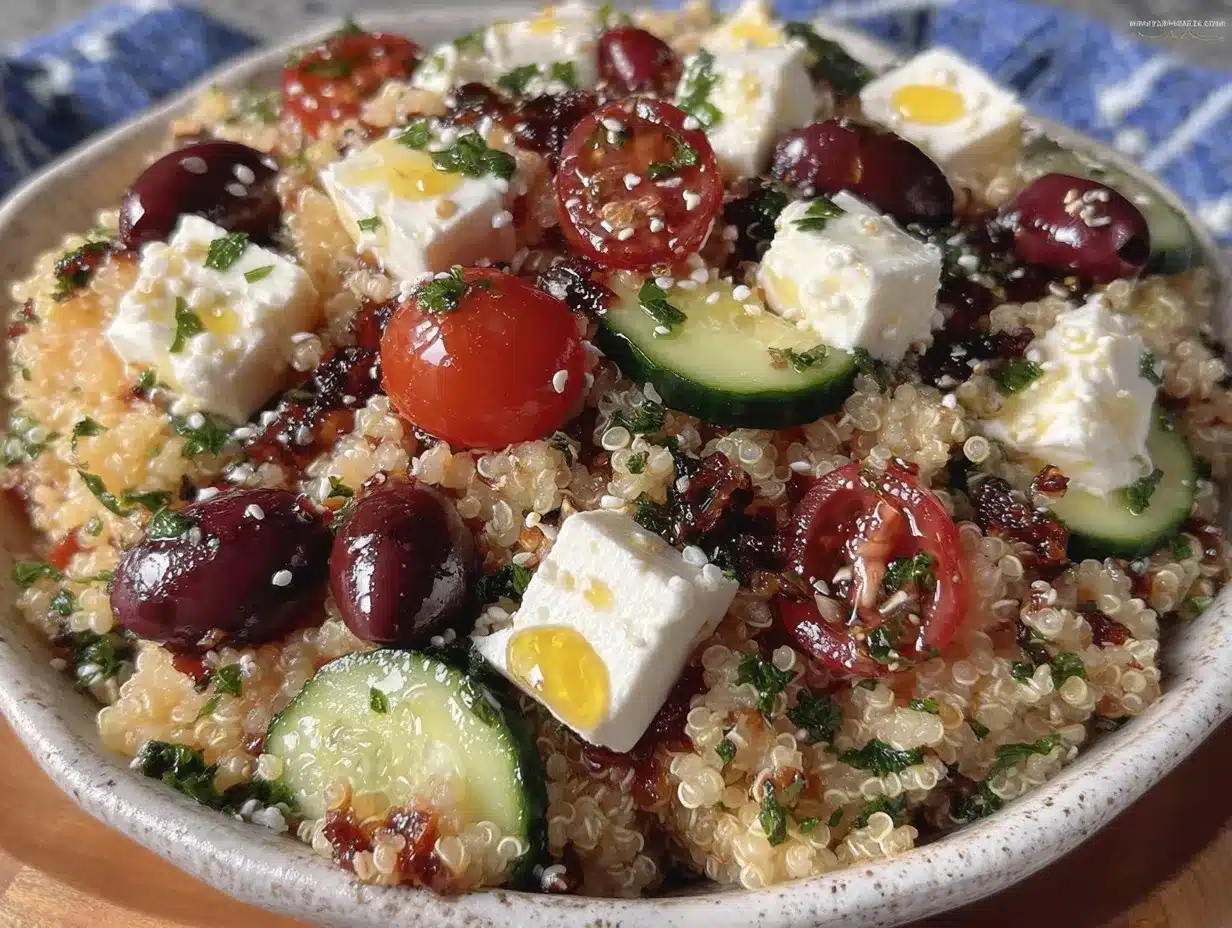 Mediterranean Quinoa Salad preparation steps
