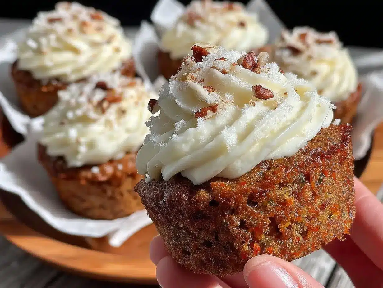 moist carrot cake cupcakes preparation steps