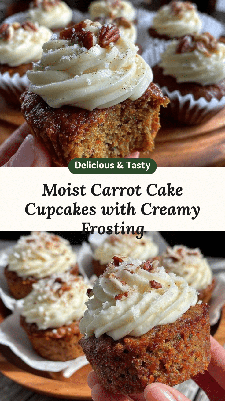 moist carrot cake cupcakes recipe