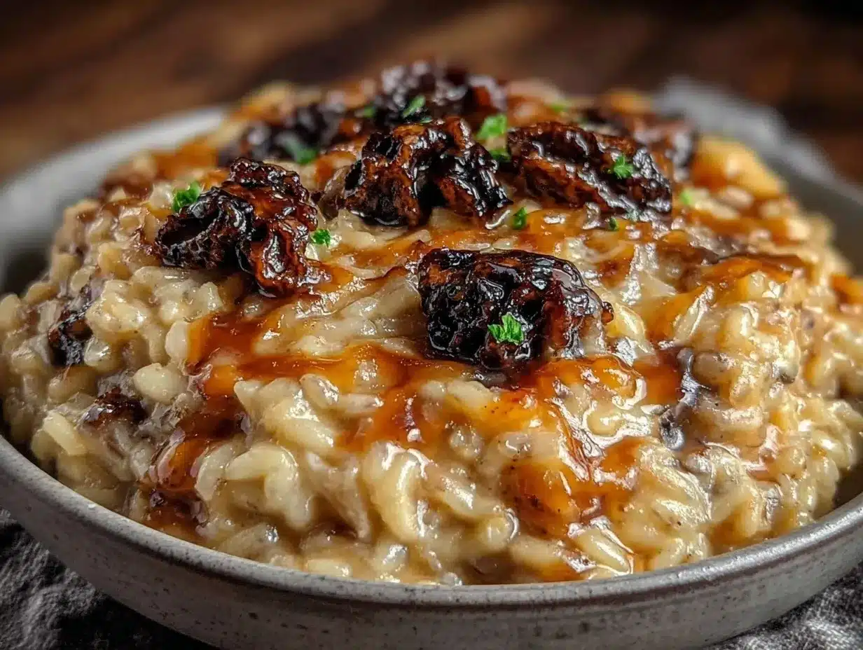 morel mushroom risotto preparation steps