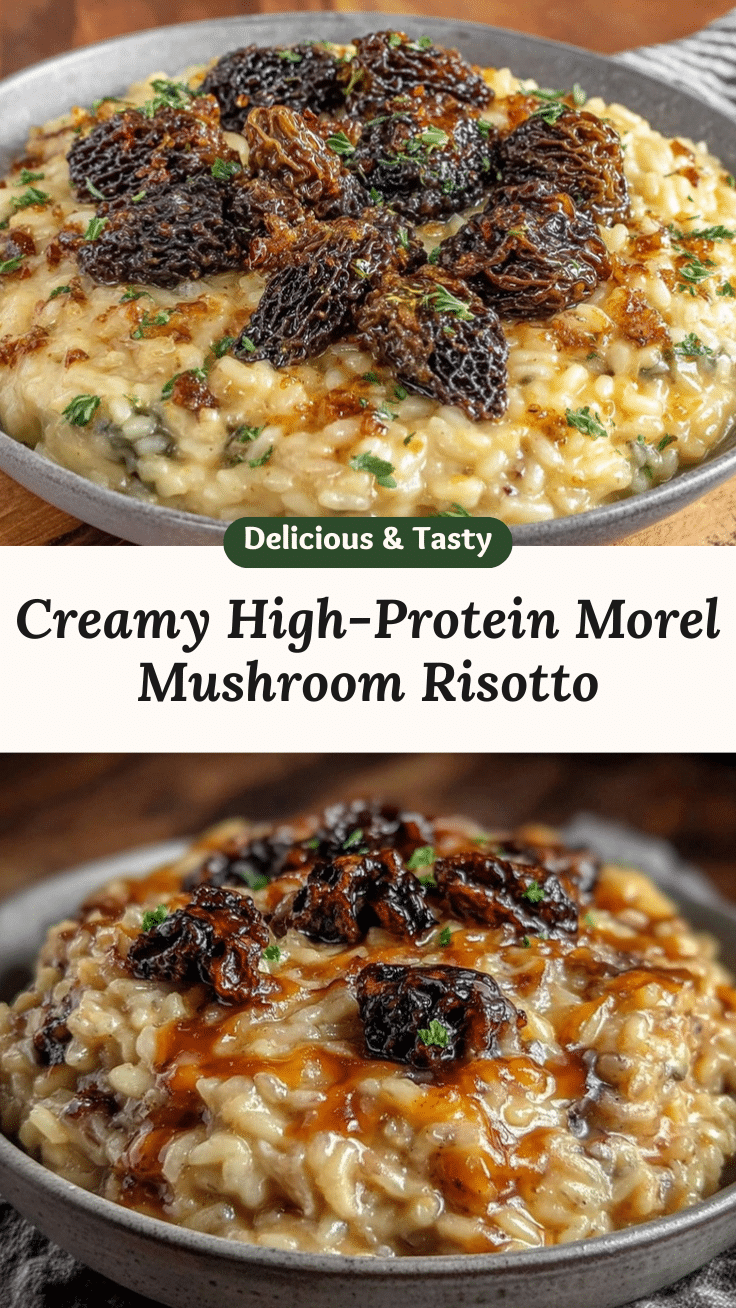 morel mushroom risotto recipe
