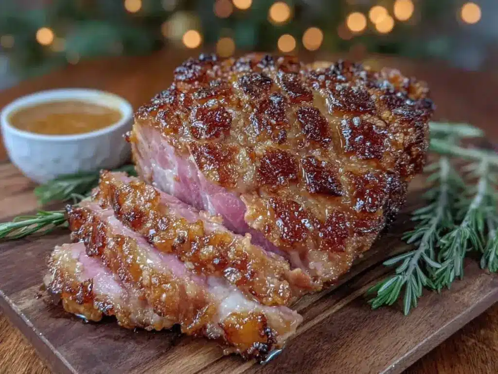 perfect honey baked ham - featured image