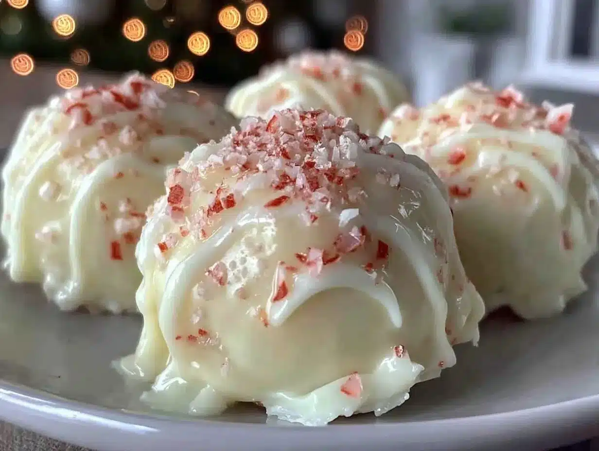 pink champagne truffles preparation steps