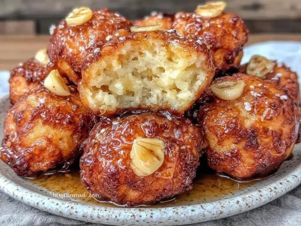 savory sticky beignets - featured image