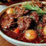slow cooker beef stew with red wine - featured image