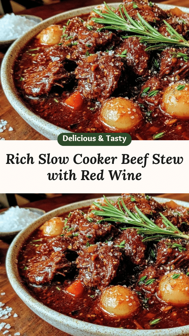 slow cooker beef stew with red wine recipe