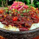 slow cooker cajun red beans and rice - featured image