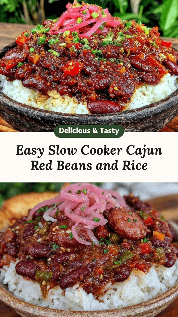 slow cooker cajun red beans and rice recipe