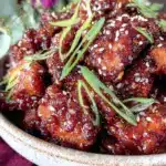 slow cooker honey sesame chicken - featured image