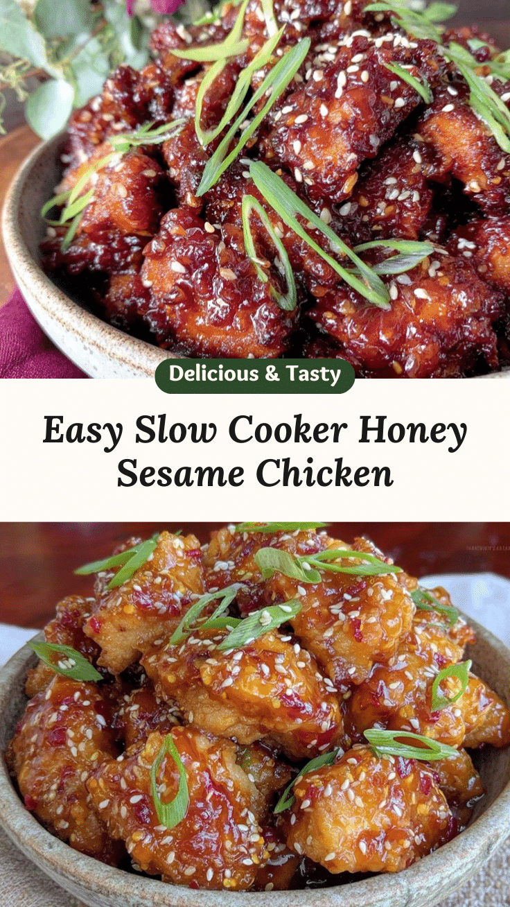 slow cooker honey sesame chicken recipe
