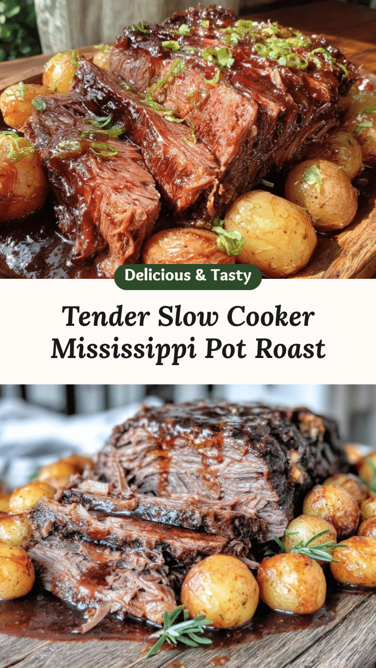slow cooker mississippi pot roast recipe