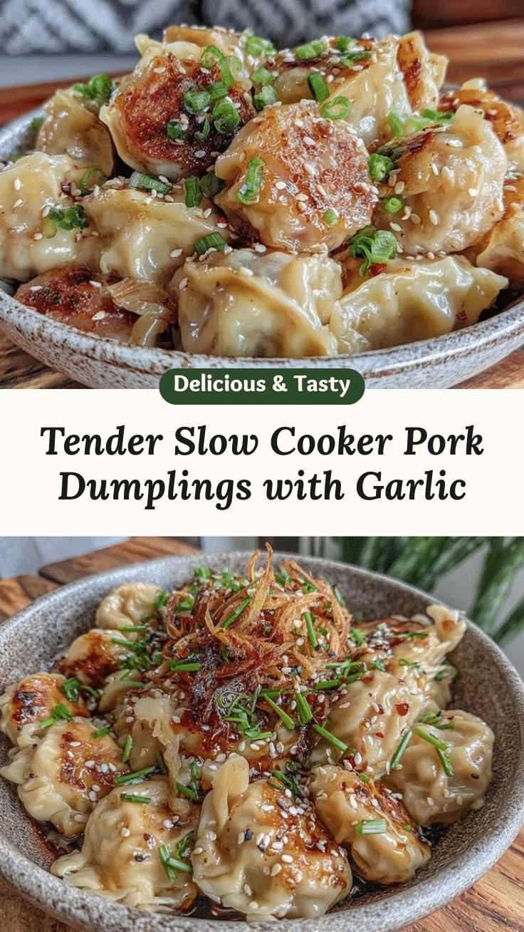 slow cooker pork dumplings recipe