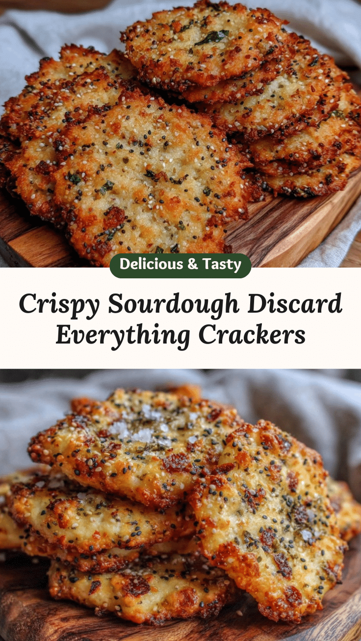 sourdough discard crackers recipe