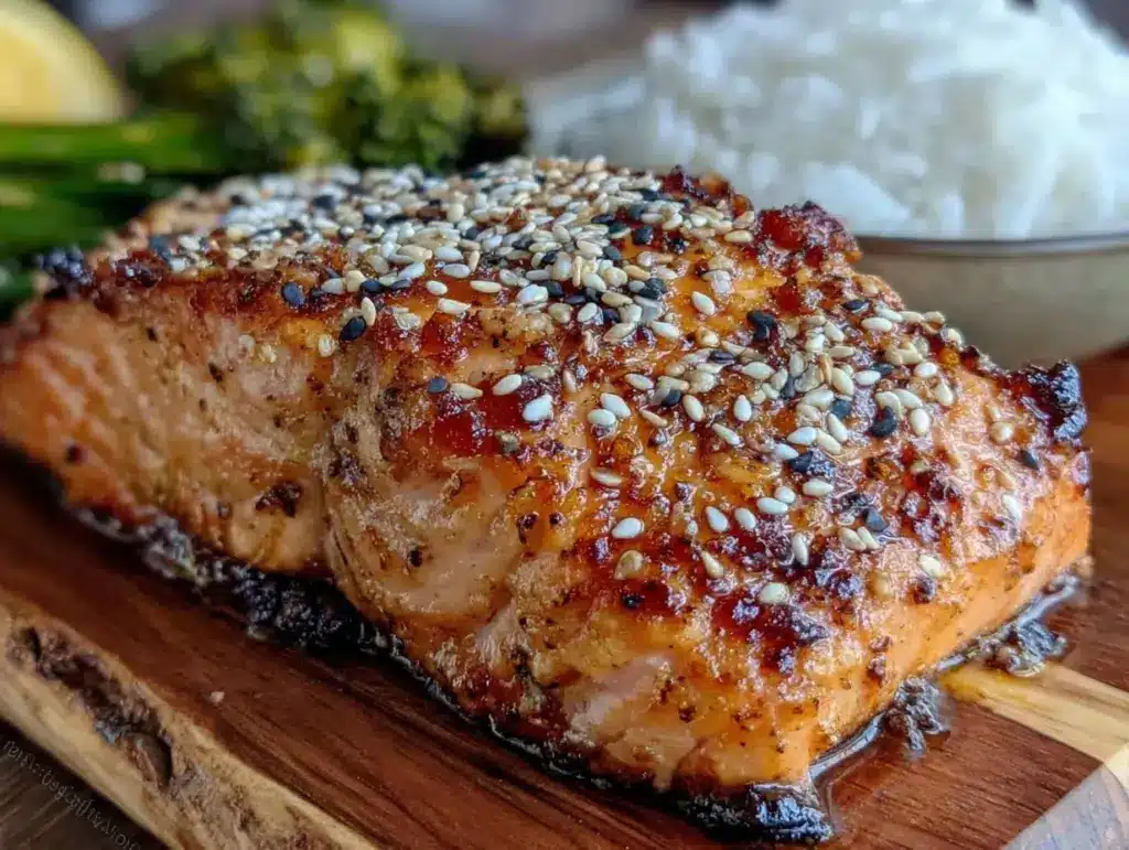 teriyaki glazed salmon - featured image
