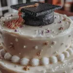 three-tier graduation cake recipe - featured image