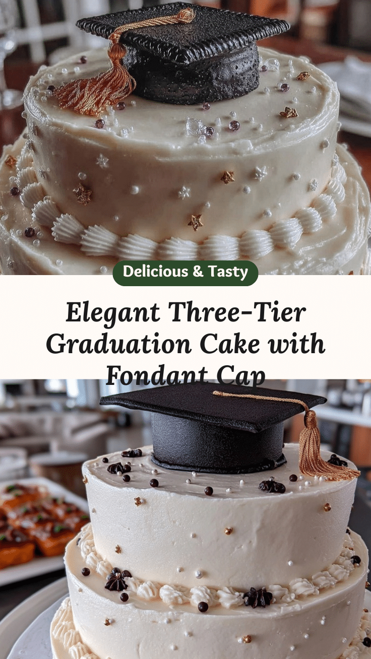 three-tier graduation cake recipe recipe