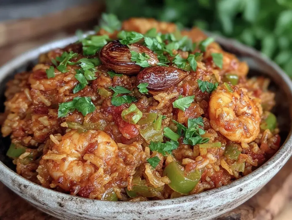 vegan jambalaya - featured image