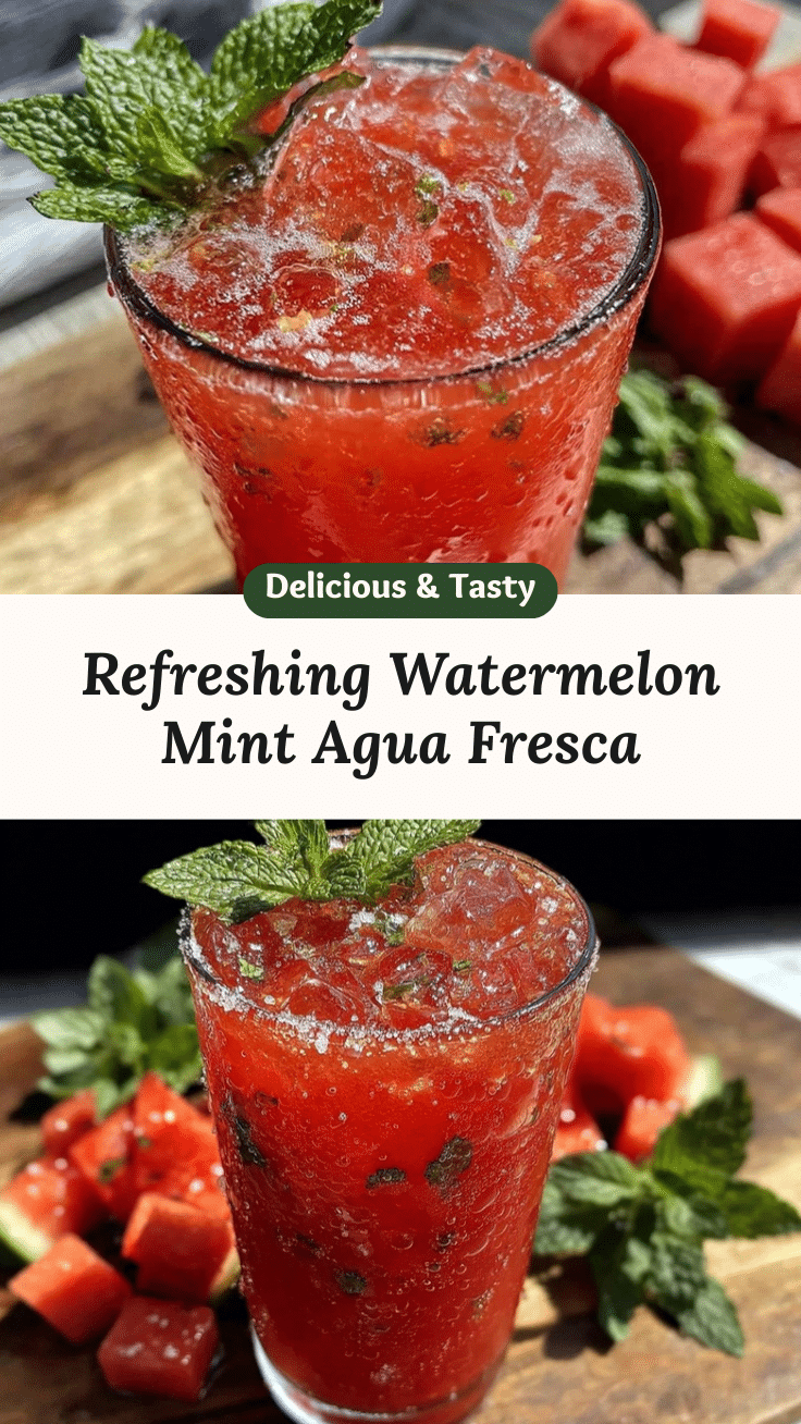 watermelon mint agua fresca recipe