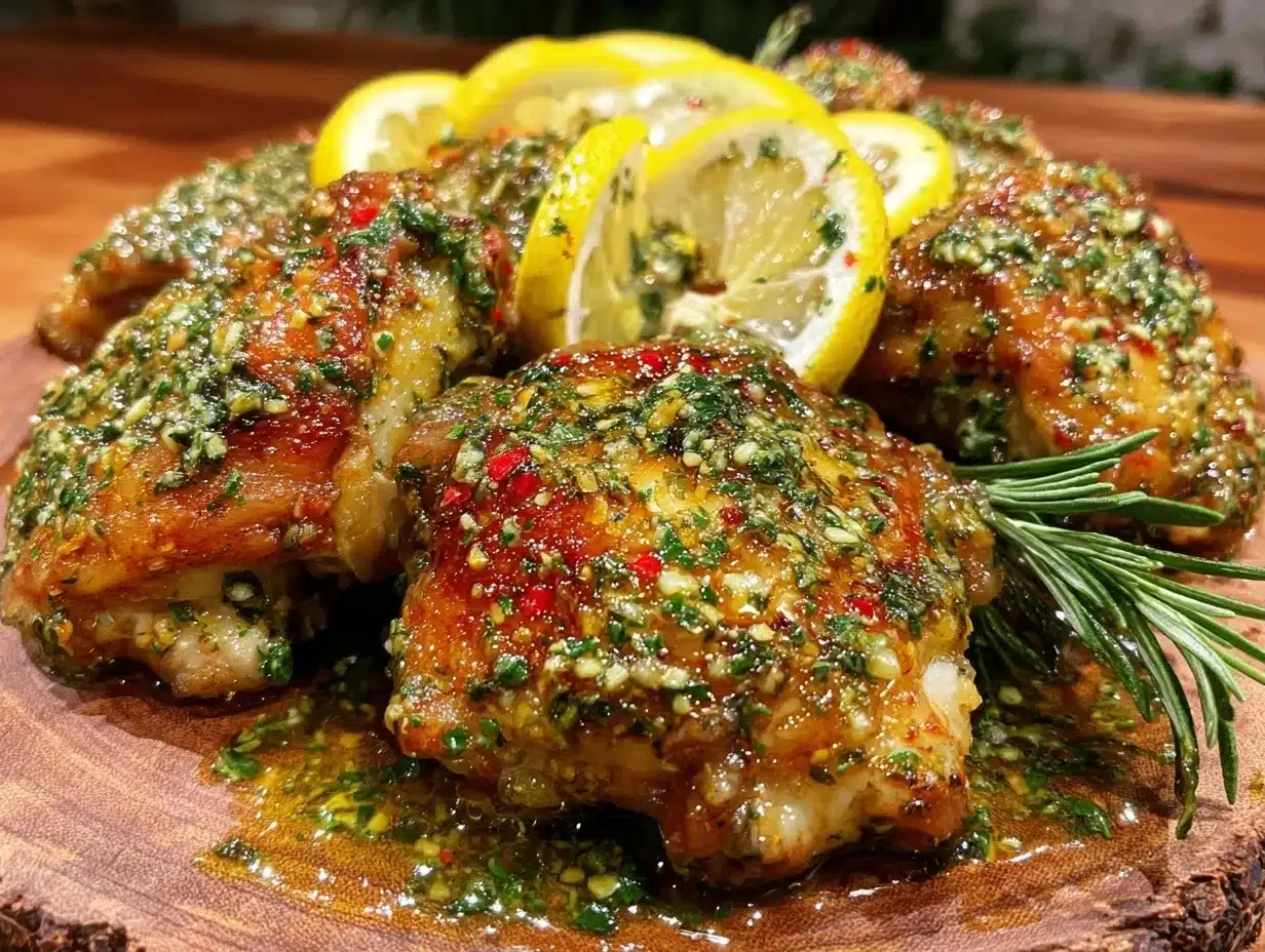 zesty lemon herb chicken thighs preparation steps