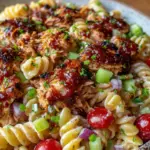 BBQ Ranch Chicken Pasta Salad - featured image