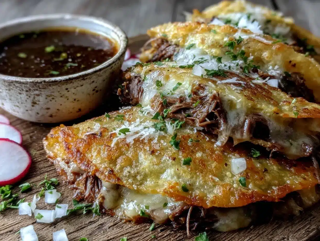 birria tacos with consomé preparation steps