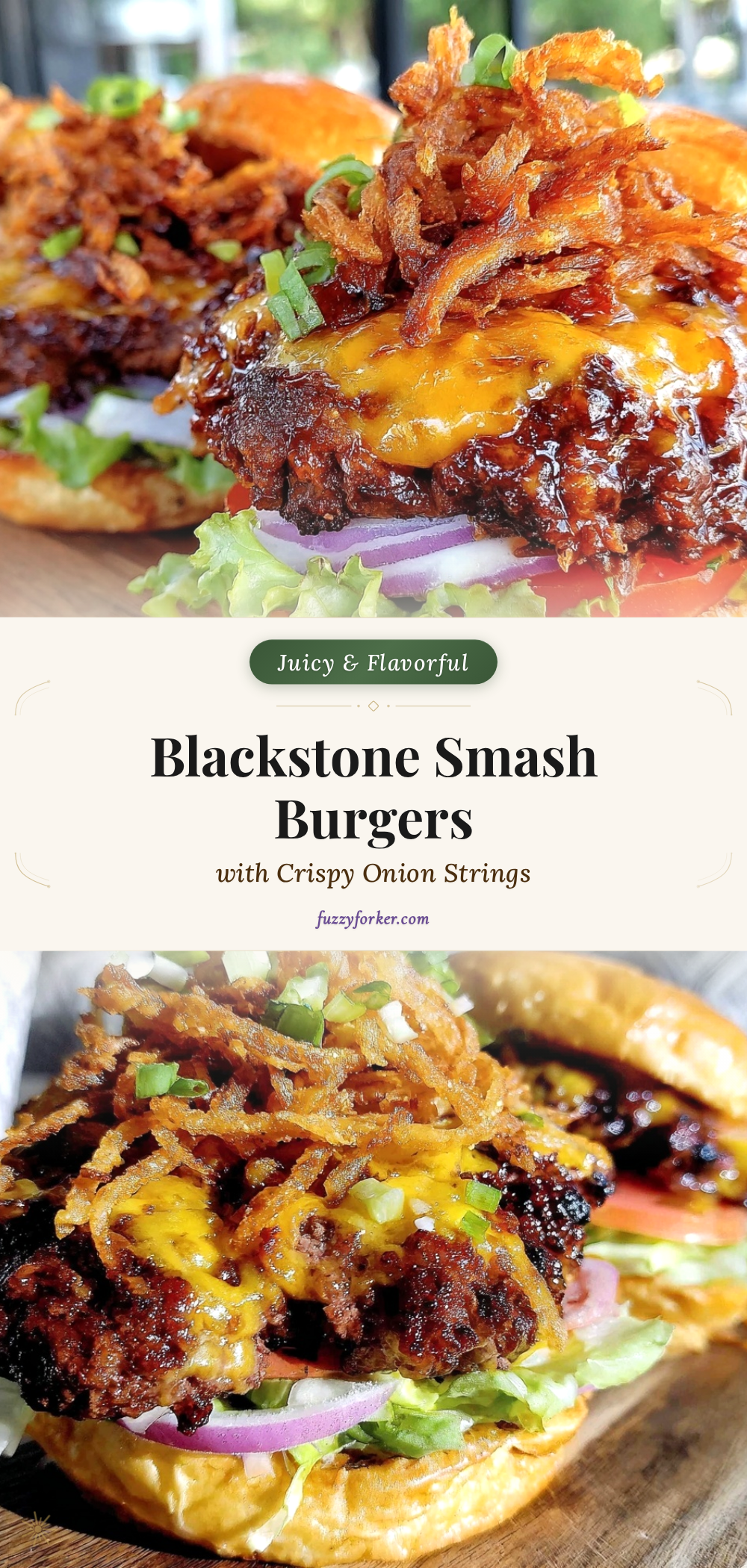 Blackstone Smash Burgers recipe