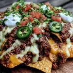 campfire foil pack nachos - featured image