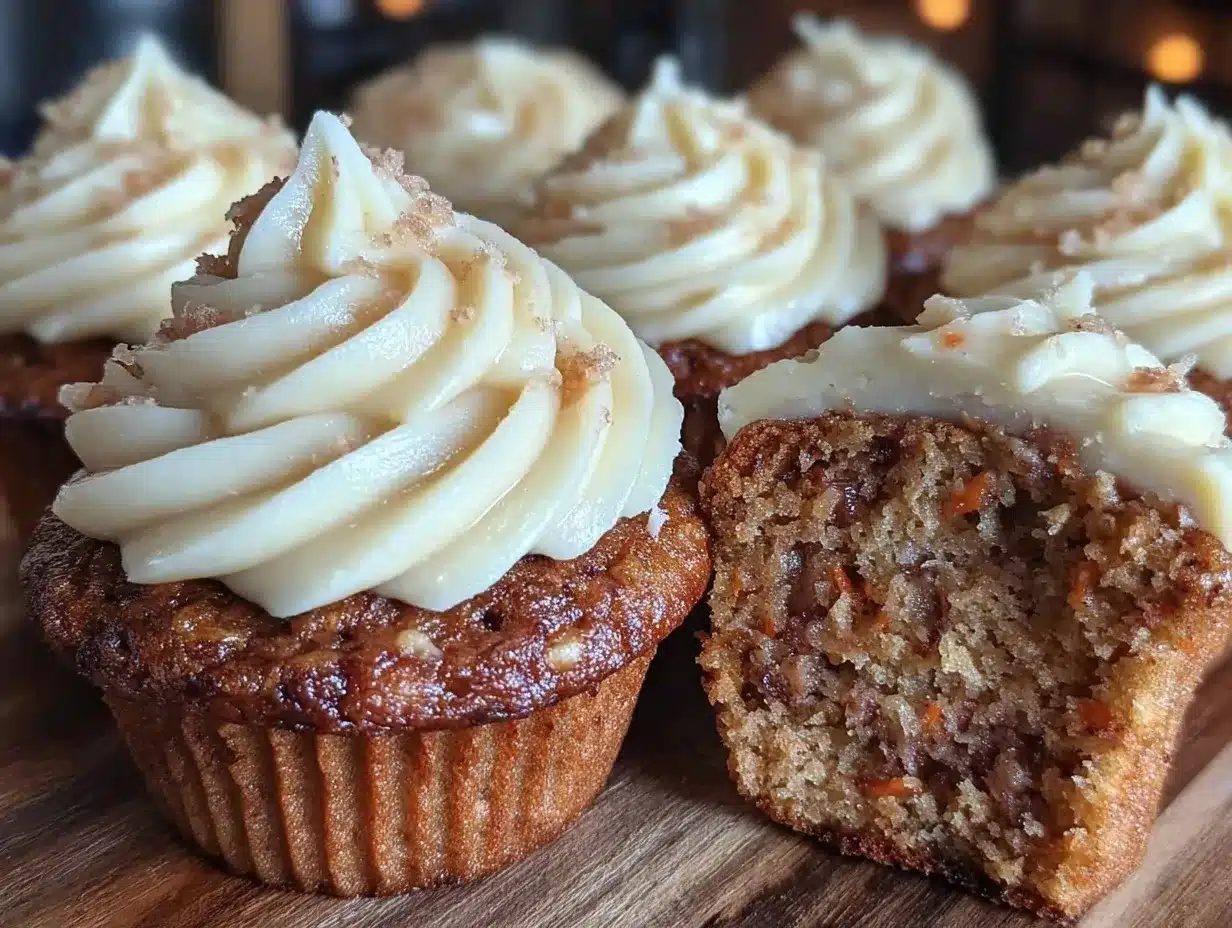 carrot cake cupcakes preparation steps