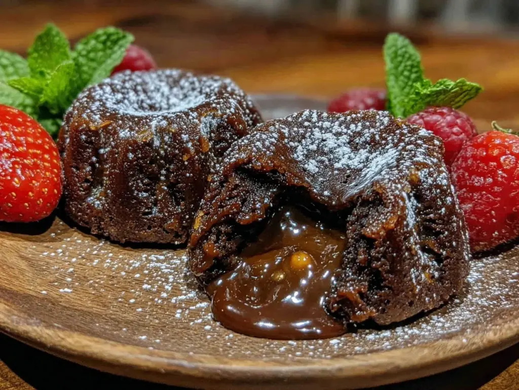 chocolate lava cake for two - featured image