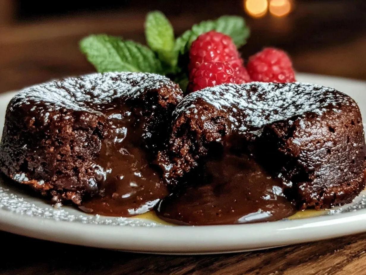 chocolate lava cake for two preparation steps