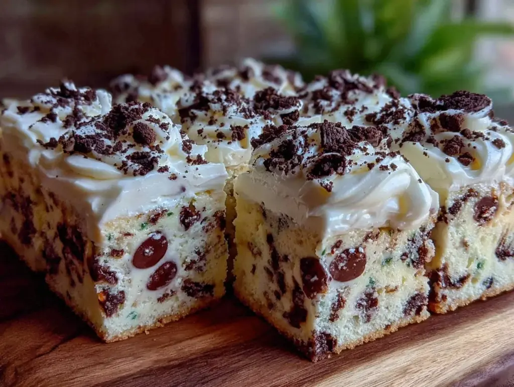 cookies and cream sheet cake - featured image