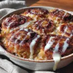 cozy cinnamon roll baked oats - featured image
