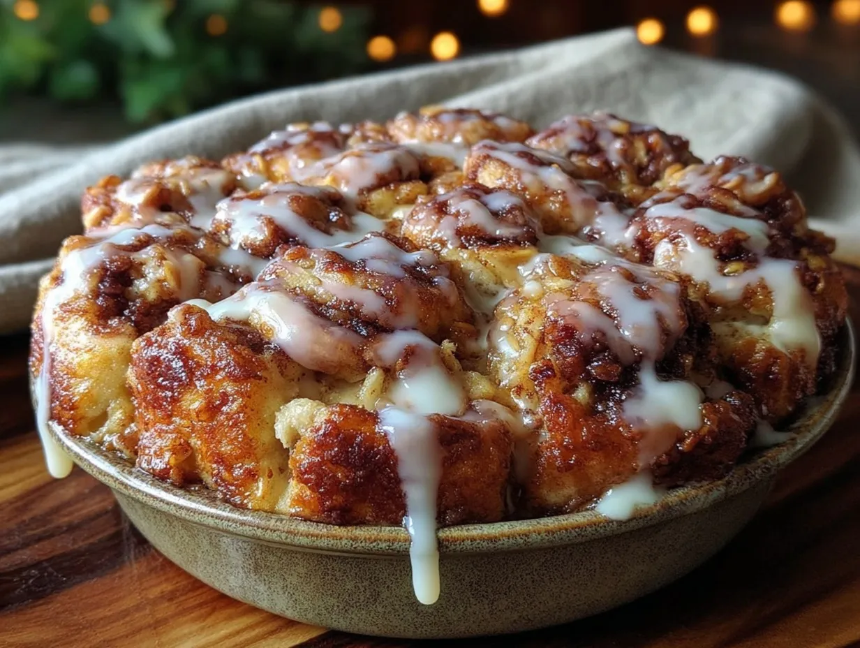 cozy cinnamon roll baked oats preparation steps