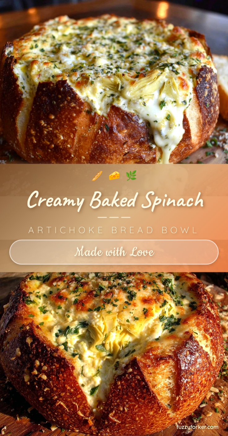creamy baked spinach artichoke dip recipe