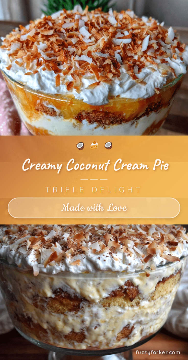creamy coconut cream pie trifle recipe