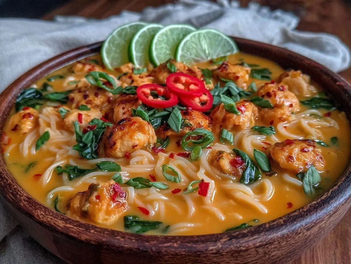 creamy coconut curry chicken soup preparation steps