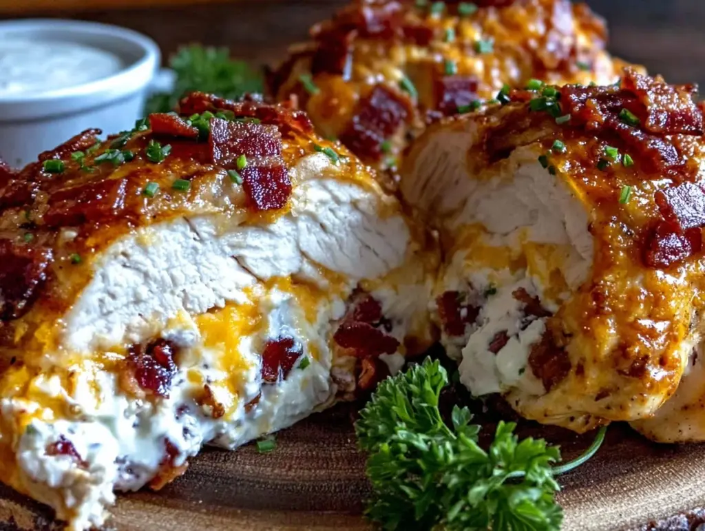 creamy crack chicken stuffed breast - featured image