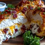 creamy crack chicken stuffed breast - featured image