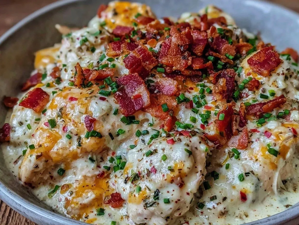 creamy crockpot crack chicken preparation steps