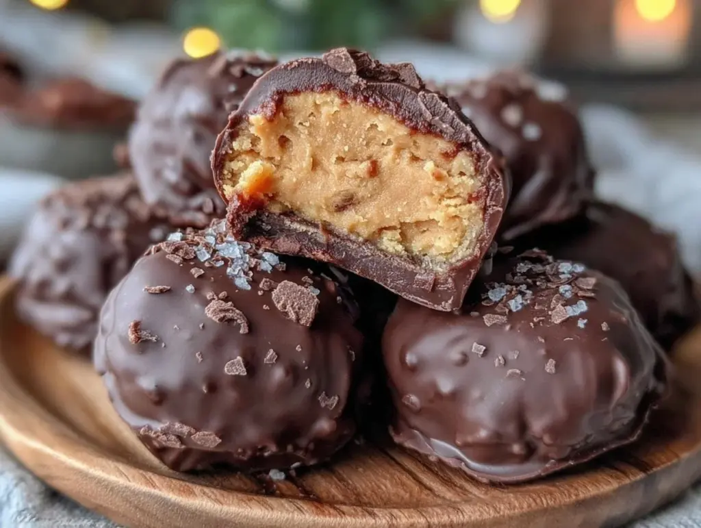 creamy no-bake peanut butter eggs - featured image