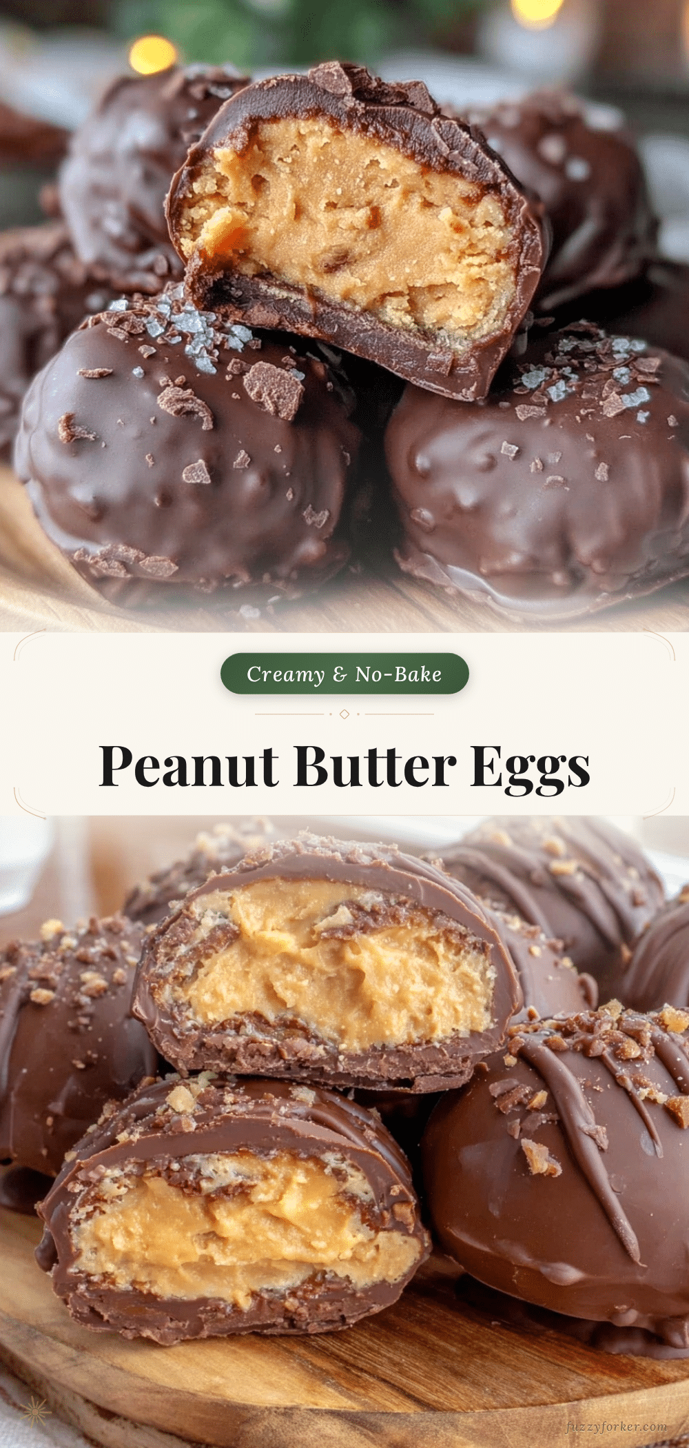 creamy no-bake peanut butter eggs recipe