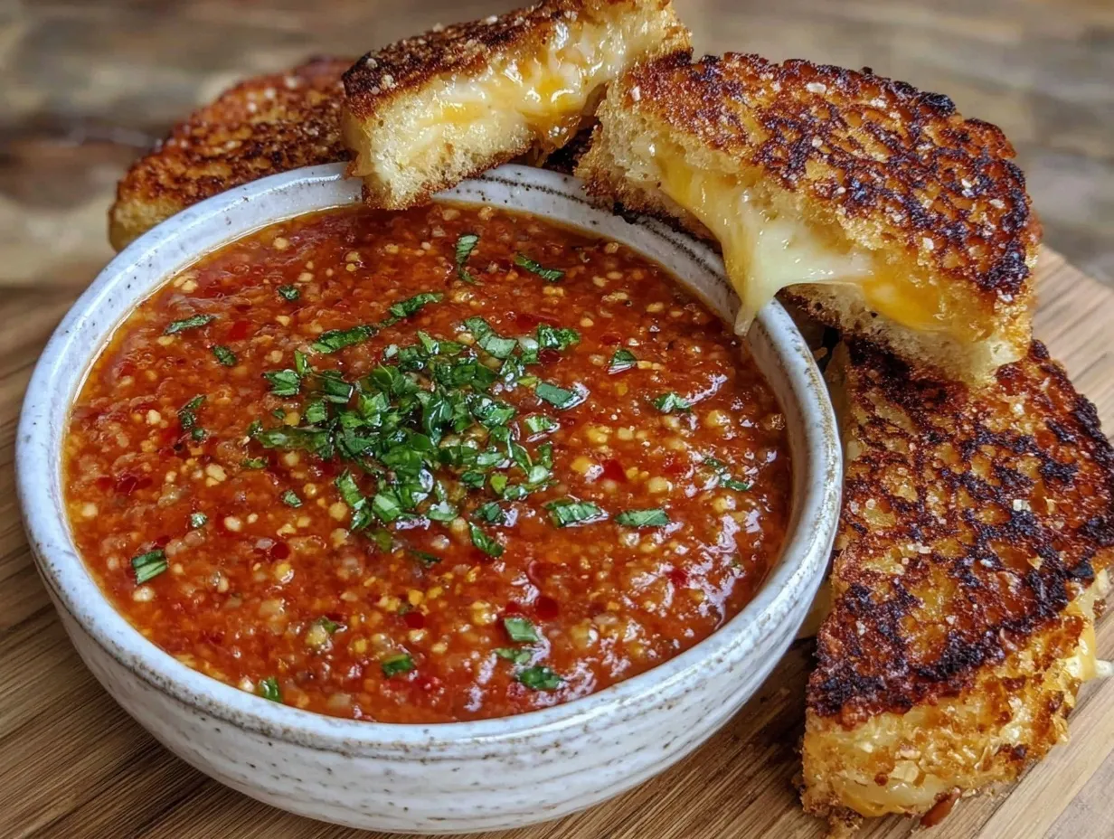 creamy tomato basil soup preparation steps